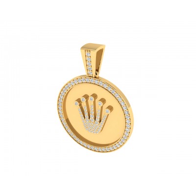 Velita Diamond Pendant in Gold